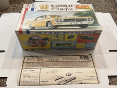 JO-HAN 1963 OLDSMOBILE STARFIRE ORIGINAL BOX/INST ONLY! CIRCA 1970’s! VMCP!