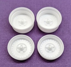 Resin 1/25 Scale 15″ Centerline Auto Drag Wheel Set