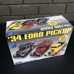 Lindberg 1934 Ford Pickup Build 3 Ways 1:25 Model Kit #72157 NEW SEALED Box Bent