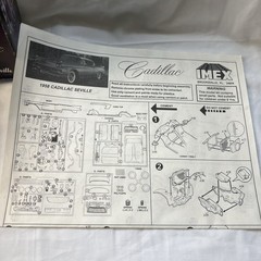 IMEX ARII 1958 Cadillac Eldorado Seville Hard Top 1/24 Model Kit 31003-2400