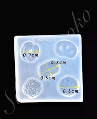 1:12 Scale DIY 3D Dollhouse Miniature Resin/Polymer Clays Mould – No# 04