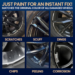 Gloss Black Rim Touch Up Paint, Rim Paint Pen, Car Wheel Scratch Repai