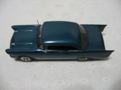 AMT/ERTL Green 1957 Chevy Hard Top 1/25 Scale Built Model Kit #31543