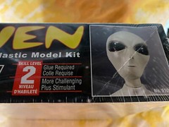 Lindberg Alien Extraterrestrial Model Kit Factory Sealed New Old Stock 7-3/4 in