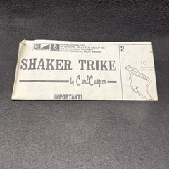 MPC Shaker Trike Carl Casper 1-1424 Instructions 1/12 Dual Quad 327 V8 Chopper
