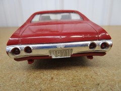 1971 Chevrolet Chevelle SS 1/25 dealer promo car red model Chevy RZ