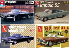 1962 Chevrolet Impala 409 M/T POWER RAM INTAKE MANIFOLD from 1:25 AMT Model 62