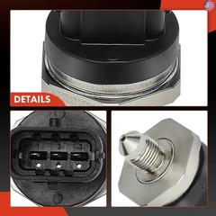 A-Premium Fuel Injection Rail Pressure Sensor [3 Pins] Compatible with