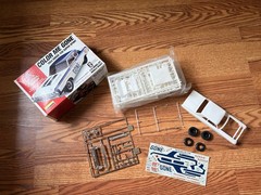 Lindberg Color Me Gone II 1964 Dodge 330 Super Stock 1/25 Model- Missing Windows