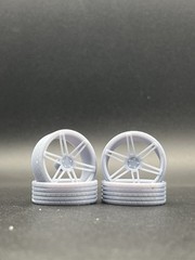 1/25 Scale Resin 26 Inch Model Car Wheel Set