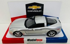 New Original 2010 Corvette C6 Coupe Promo Model Blade Silver MODELMAX