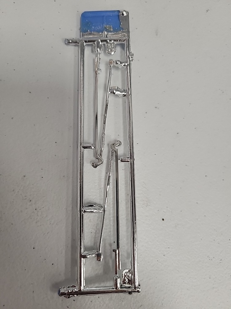 1966 66 Pro Street Nova Chevy II Chrome Wheelie Bars 1/25 Scale