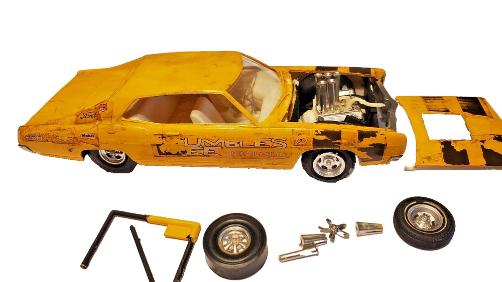 1969 AMT Ford Galaxie Partial Built Model Kit Parts Junkyard Parts or Rebuild.