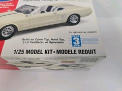 Lindberg 1963 Ford Mustang II Concept Car 1/25 Scale Model Kit NEW OPEN BOX READ
