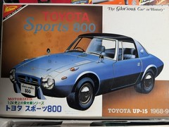 Nichimo 1/24 Toyota Sports 800 UP-15 Motorized Model Kit 1968 New Sealed