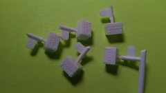Lot of 5 1/25 chevy ford dodge ac delco car battery diorama garage 69 1969 NOVA