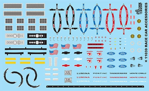 Gofer Racing Decals 11039 1/24 Decals – Race Car Accessories