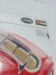 1993 TESTORS Burago JAGUAR XK 120 Roadster Metal Body 1:24 Model Kit 168 NIB VTG