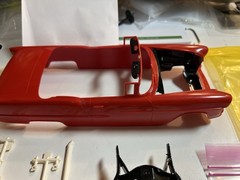 VTG 1963 Monogram 1ST Release 1955 Chevrolet Bel Air Kit # PC83:198 Some Painted