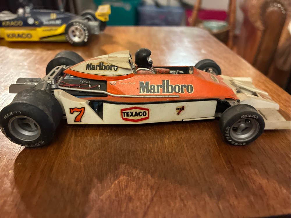 Built Plastic Model Kit Formula 1 Dusty From Being On Display Approx 6”-6.5”