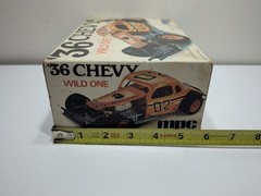 ✨VINTAGE✨ ‘36 Chevy Wild One 1/25 Scale Model Kit – BOX ONLY