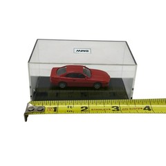 Herpa BMW 850-i Miniature Model Car 1:87 Red with Stand