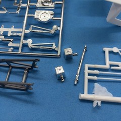 1:25 Funny Hugger Camaro Car Funny Car CHASSIS W Instructions LBR Model Parts