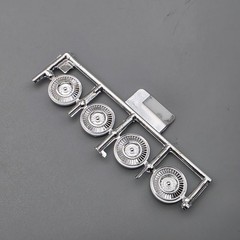 Monogram 1/24 58 Ford Thunderbird Parts Kit Bash Chrome Wheels Hubcaps