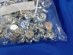 NOS Replacement Part LOT Chrome Plastic Rim Hubcap Wheel VTG Car Truck Tractor