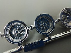 1984 GMC 4×4 Pickup Truck 1/25 Chrome Centerline style rim wheels model car part