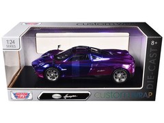 Motormax 79084 1/24 Pagani Huayra Pink and Purple Chrome “Custom