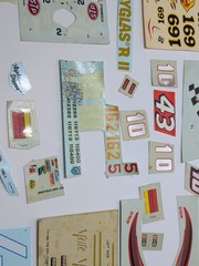 ✨VINTAGE✨ LOT 1:24/25 Scale Auto Racing Hot Rod Model Kit Decal Sheets 1960s-80s