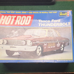 Revell 1:25 Tasca Ford Thunderbolt Hot Rod Model Kit Decals/Instructions 7450
