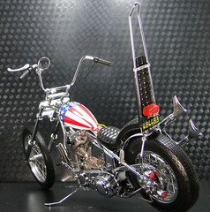 Easy Rider Harley Davidson Built Motorcycle Chopper Captain America Model
