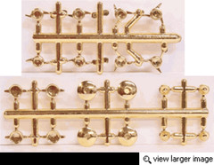 Hoppin Hydros 1/24 1/25 Gold 3-way and 2-way Knock Offs and Caps 709