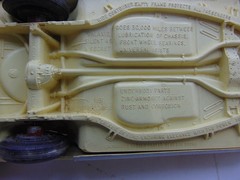 Vintage 1962 Ford Galaxie 500 Dealer Promo Model Parts Car Missing Wheel