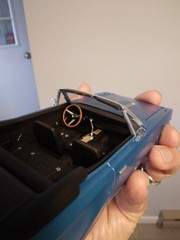 MPC PRO-BUILT 1968 DODGE CORONET R/T CONVERTIBLE MOPAR MODEL KIT 1:25 B-5 BLUE