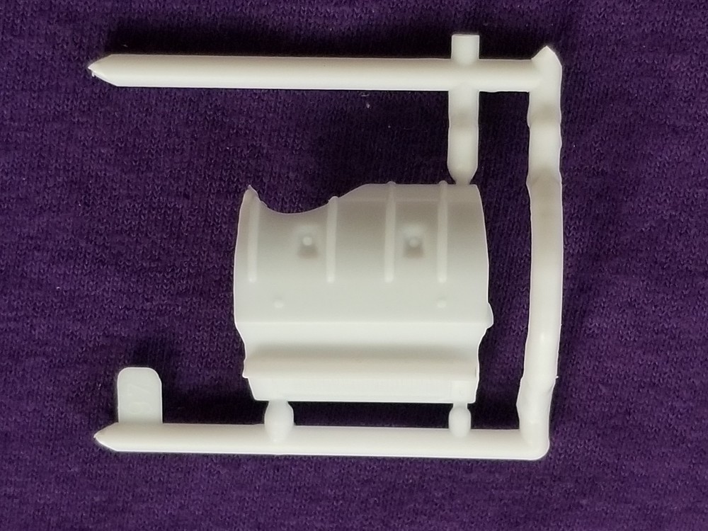 1991 Chevy S-10 Lowrider SKID PLATE from Revell 1:25 Model Kit 91 Chevrolet