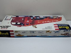 ✨VINTAGE✨ Revell 1:48 1956 Fruehauf Mobilgas White Gas Truck – BOX + PARTS ONLY