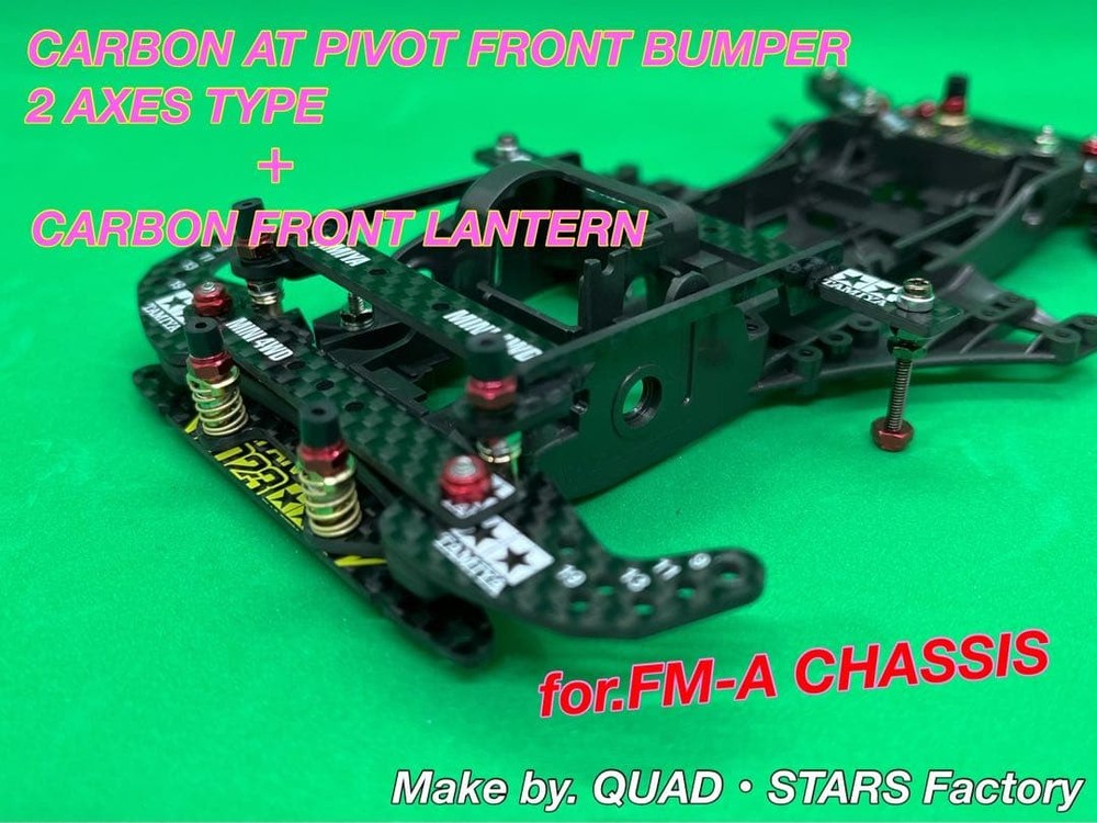 [For Mini 4WD/FM-A] 2-axis AT pivot + front lantern [J-CUP2023]