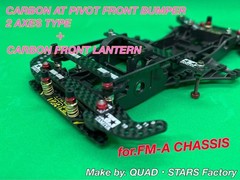 [For Mini 4WD/FM-A] 2-axis AT pivot + front lantern [J-CUP2023]