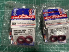 Mini 4WD low friction height tires x 12 bags Collectables 17+