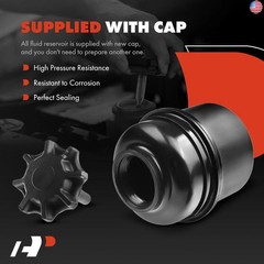 A-Premium Power Steering Reservoir/Tank with Cap Compatible with BMW 125i 128i