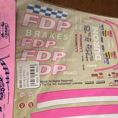 Blue Ridge Decals M-93-9 1/25 Scale #9 FDP Brakes Lumina NASCAR