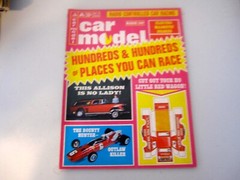 VINTAGE CAR MODEL MAGAZINE MARCH 1967 LITTLE RED WAGON CUT OUT