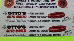 AMT 50 1950 Chevy 3100 Pickup Service Truck 1/25 Union 76 Waterslide Decal Sheet