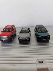 Lot of 3 Hongwell 1/72 Toyota Raf 4, Toyota Land Cruise, Land Rover