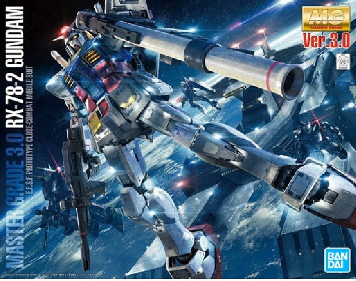 BANDAI 1/100 Master Grade (MG) RX-78-2 Gundam Ver. 3.0 E.F.S.F. #5061610 📌USA📌