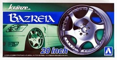 Aoshima 1/24 Tuned Parts #76 Kranze Barzreia 20 inch Model Wheel Set