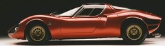 Race Car 1 18 Classic Vintage Racing 24 Custom Concept Carousel Red 12